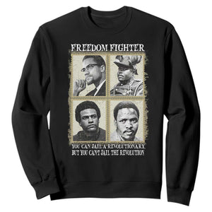 Freedom Fighters Heritage Sweatshirt Malcolm X Marcus Garvey Huey P Newton Steve Biko Revolution - African Pride