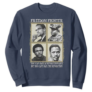 Freedom Fighters Heritage Sweatshirt Malcolm X Marcus Garvey Huey P Newton Steve Biko Revolution - African Pride