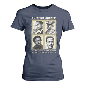 Freedom Fighters Heritage T Shirt For Women Malcolm X Marcus Garvey Huey P Newton Steve Biko Revolution - African Pride