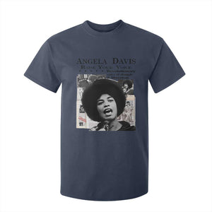 Angela Davis T Shirt For Kid Raise Your Voice Revolutionary Power Liberation - African Pride
