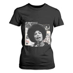 Angela Davis T Shirt For Women Raise Your Voice Revolutionary Power Liberation - African Pride