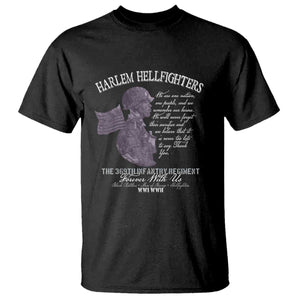 Harlem Hellfighters Tribute T Shirt 369th Infantry Regiment Military Soldiers Vintage - African Pride