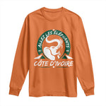 Allez Les Elephants Cote d'Ivoire Soccer Fan Long Sleeve Shirt Ivory Coast Pride Football Lovers