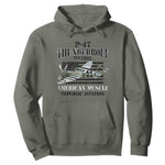 P-47 Thunderbolt WWII Airplane Hoodie American Muscle Vintage