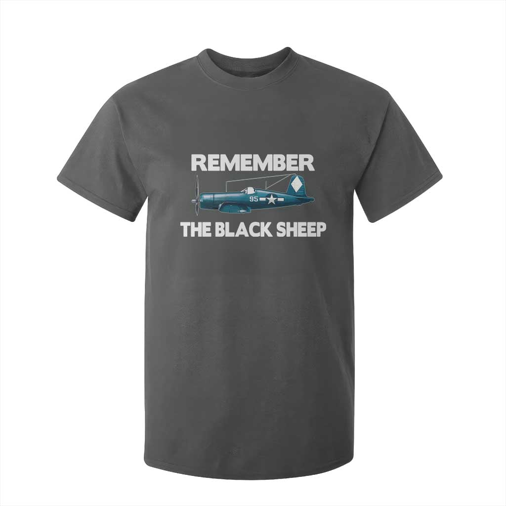 Corsair WWII History T Shirt For Kid Black Sheep Squadron Pilot