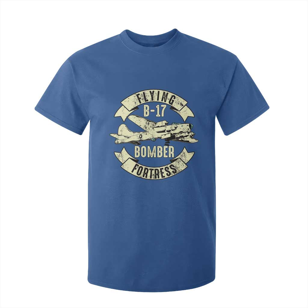 Vintage B-17 Bomber WW2 Aircraft T Shirt For Kid Plane Aviation Fighter Airplane Retro Grunge