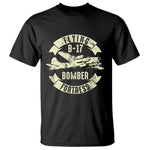 Vintage B-17 Bomber WW2 Aircraft T Shirt Plane Aviation Fighter Airplane Retro Grunge