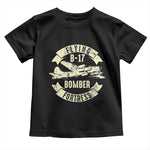Vintage B-17 Bomber WW2 Aircraft Toddler T Shirt Plane Aviation Fighter Airplane Retro Grunge