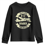 Vintage B-17 Bomber WW2 Aircraft Youth Sweatshirt Plane Aviation Fighter Airplane Retro Grunge
