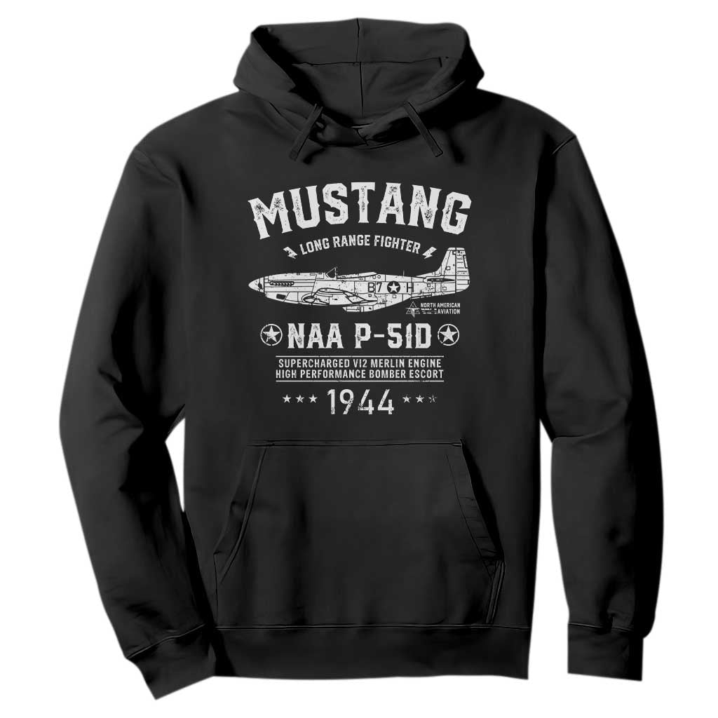 P-51 Mustang Hoodie North American Aviation WW2 P51 Fighter Plane