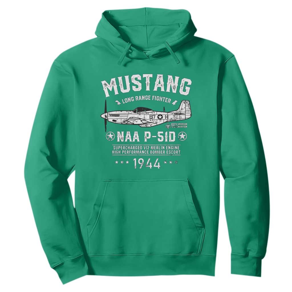 P-51 Mustang Hoodie North American Aviation WW2 P51 Fighter Plane