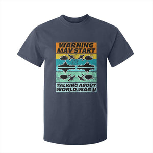 Retro World War 2 Memorabilia T Shirt For Kid May Start Talking About WWII WW2 Gear