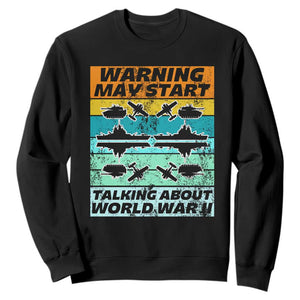 Retro World War 2 Memorabilia Sweatshirt May Start Talking About WWII WW2 Gear