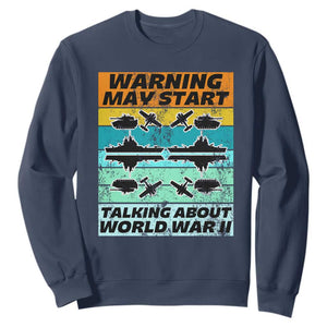 Retro World War 2 Memorabilia Sweatshirt May Start Talking About WWII WW2 Gear