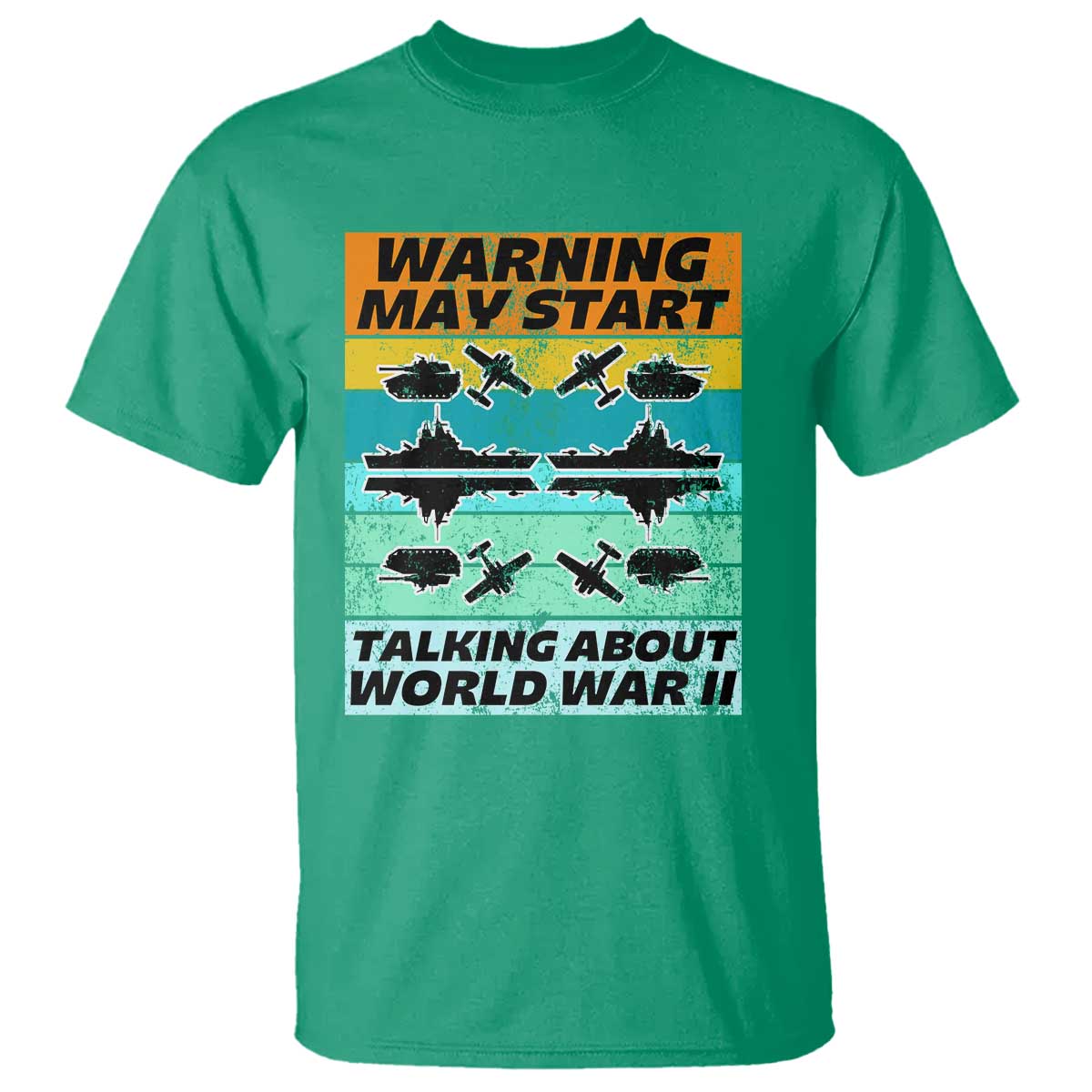 Retro World War 2 Memorabilia T Shirt May Start Talking About WWII WW2 Gear