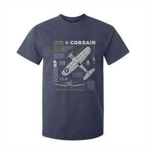 F4U Corsair T Shirt For Kid WW2 Fighter Plane US WWII Warbird Vintage