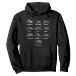 WW2 Tanks Hoodie M4 Sherman Panzer IV Tiger II T-34 History Buff