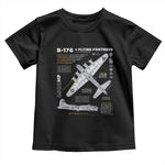 B-17 Flying Fortress Toddler T Shirt WW2 B-17G Bomber Vintage Aviation