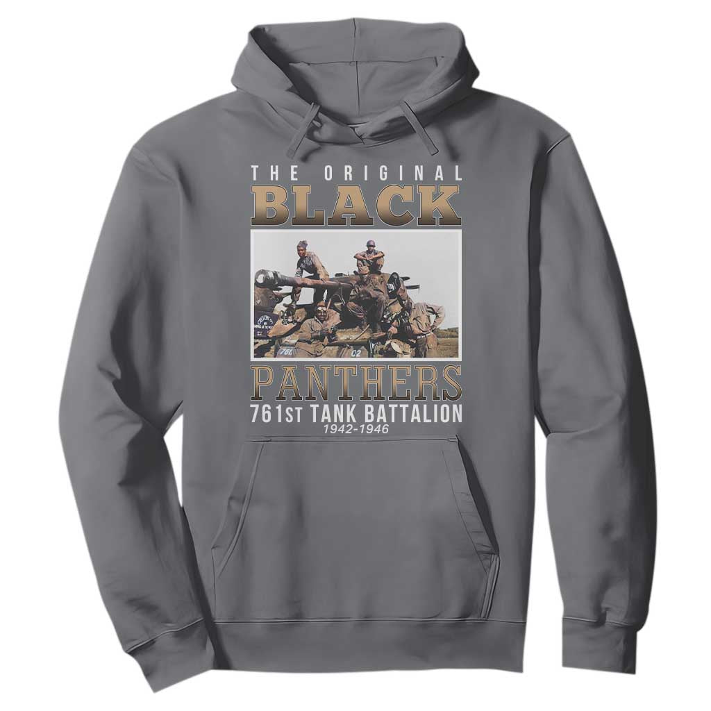 761st Tank Battalion Tribute Hoodie Black Panthers WW2 Heroes