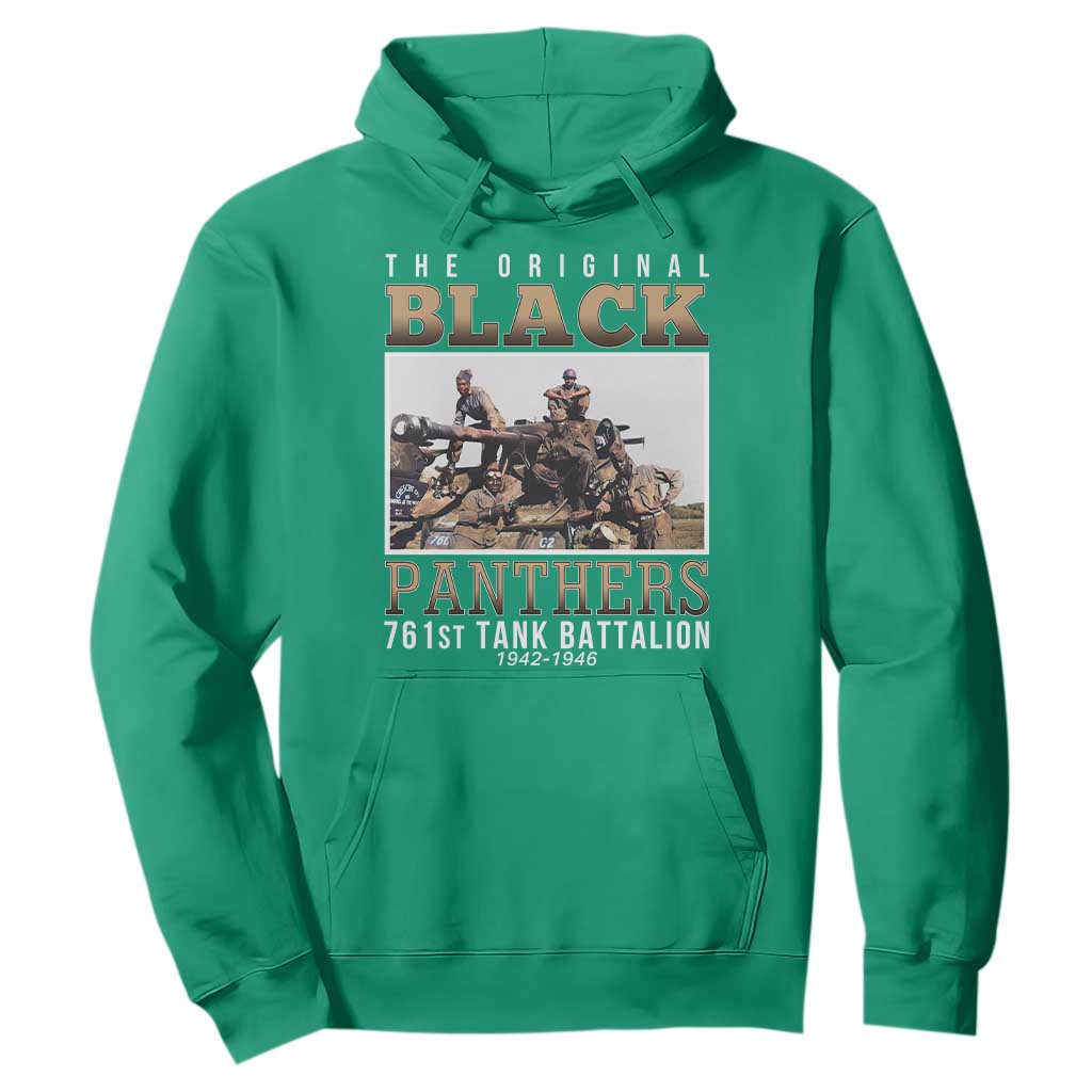 761st Tank Battalion Tribute Hoodie Black Panthers WW2 Heroes