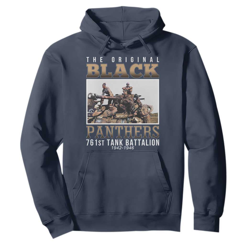 761st Tank Battalion Tribute Hoodie Black Panthers WW2 Heroes