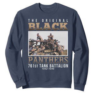 761st Tank Battalion Tribute Sweatshirt Black Panthers WW2 Heroes