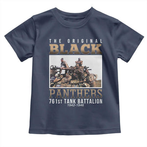 761st Tank Battalion Tribute Toddler T Shirt Black Panthers WW2 Heroes