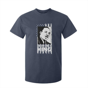 Martin Luther King Jr. T Shirt For Kid Dream Like A King MLK Black History American Flag
