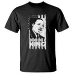 Martin Luther King Jr. T Shirt Dream Like A King MLK Black History American Flag