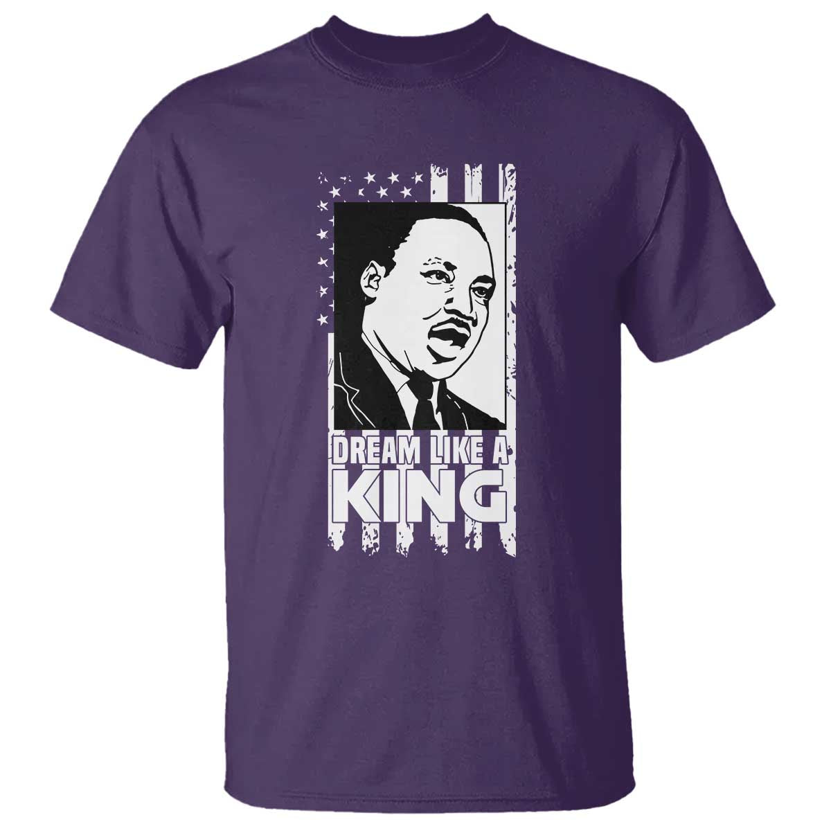 Martin Luther King Jr. T Shirt Dream Like A King MLK Black History American Flag