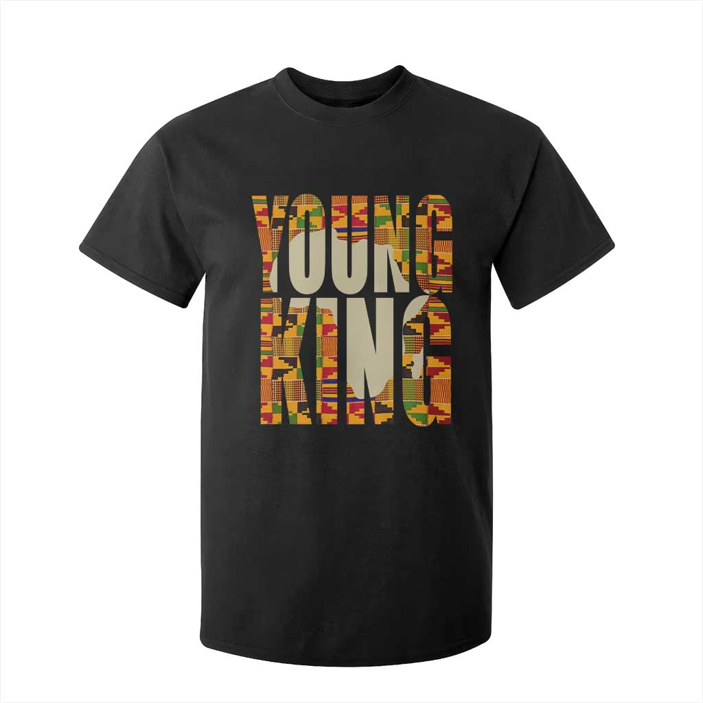 African Kente Young King T Shirt For Kid