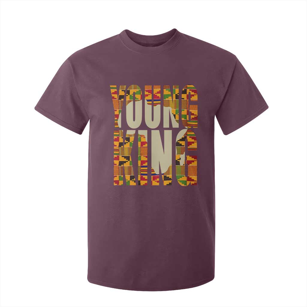African Kente Young King T Shirt For Kid