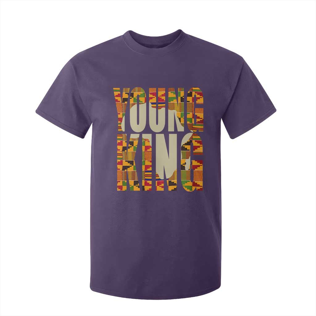 African Kente Young King T Shirt For Kid