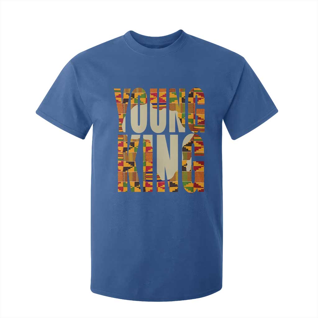 African Kente Young King T Shirt For Kid