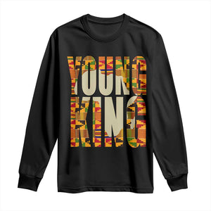 African Kente Young King Long Sleeve Shirt