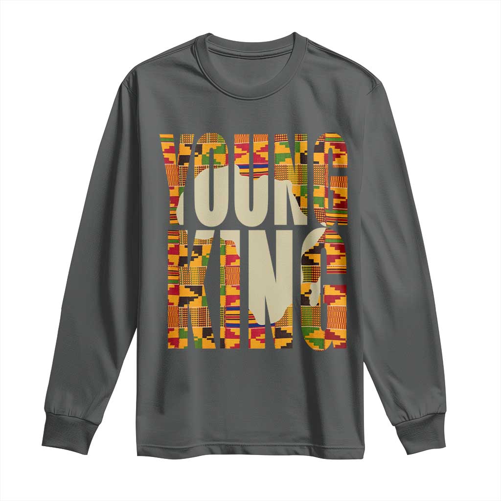 African Kente Young King Long Sleeve Shirt
