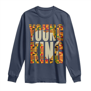 African Kente Young King Long Sleeve Shirt