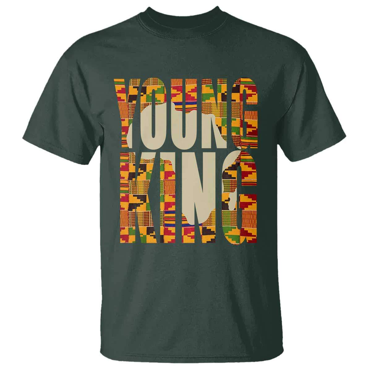 African Kente Young King T Shirt