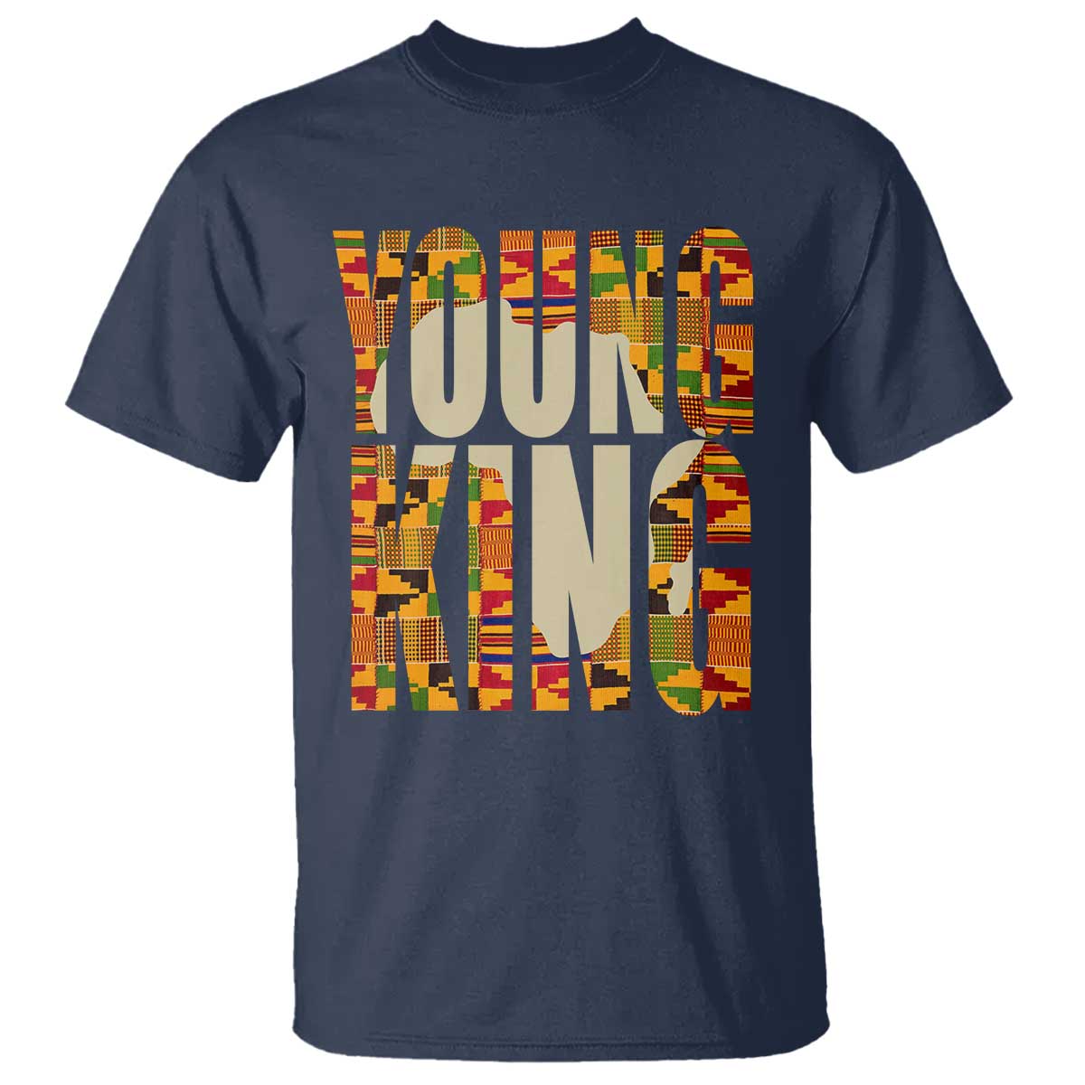 African Kente Young King T Shirt