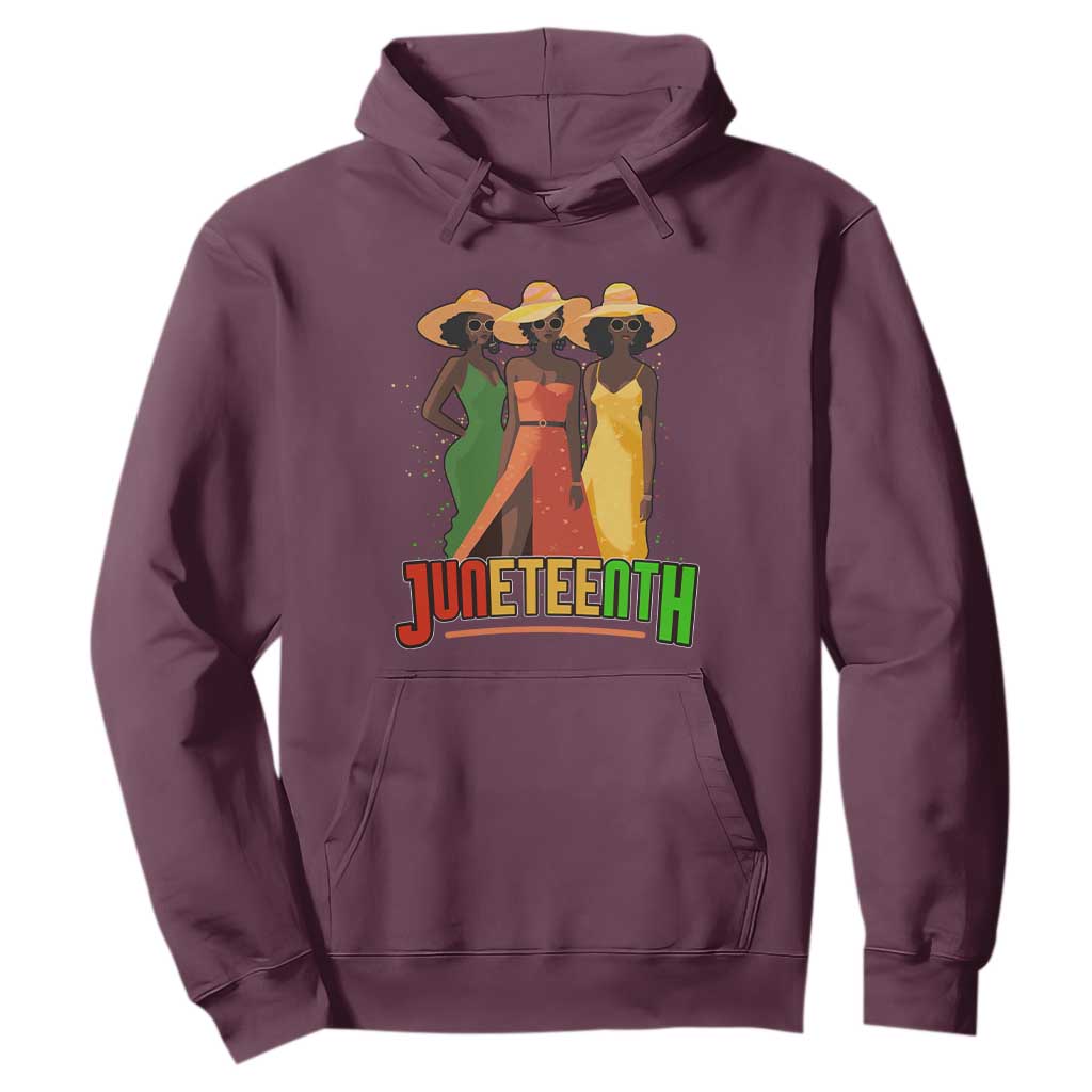 Juneteenth 1865 Hoodie Beautiful Black Women Melanin