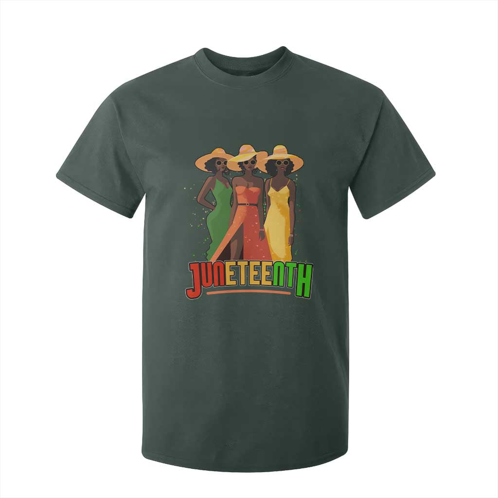 Juneteenth 1865 T Shirt For Kid Beautiful Black Women Melanin