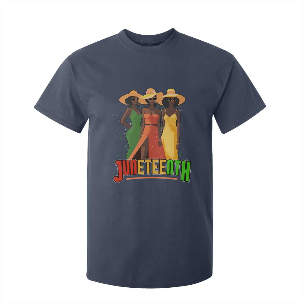 Juneteenth 1865 T Shirt For Kid Beautiful Black Women Melanin