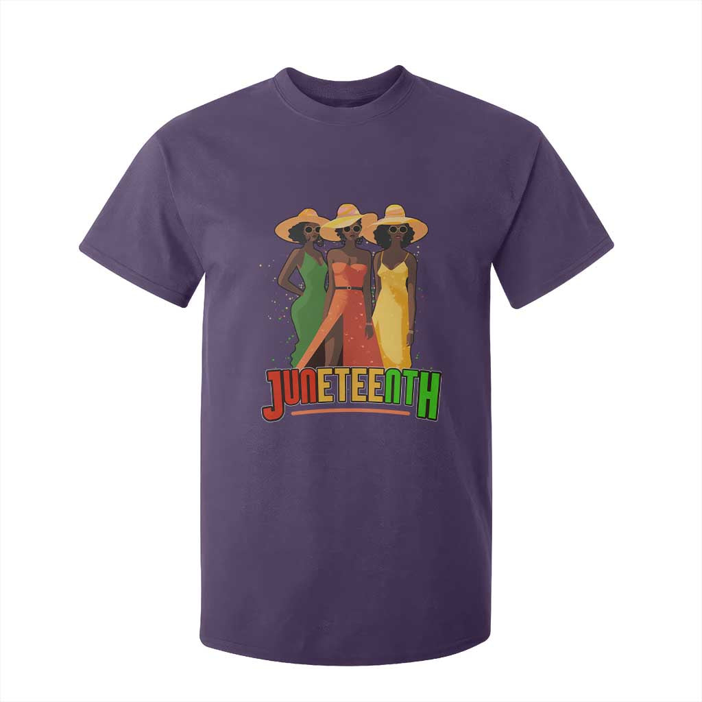 Juneteenth 1865 T Shirt For Kid Beautiful Black Women Melanin