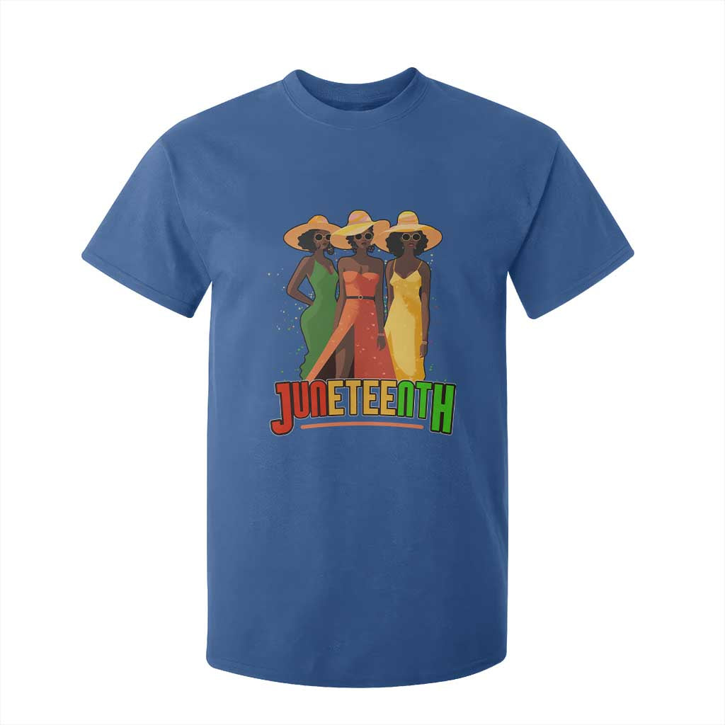 Juneteenth 1865 T Shirt For Kid Beautiful Black Women Melanin