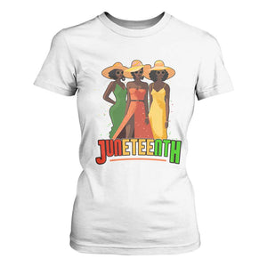 Juneteenth 1865 T Shirt For Women Beautiful Black Women Melanin