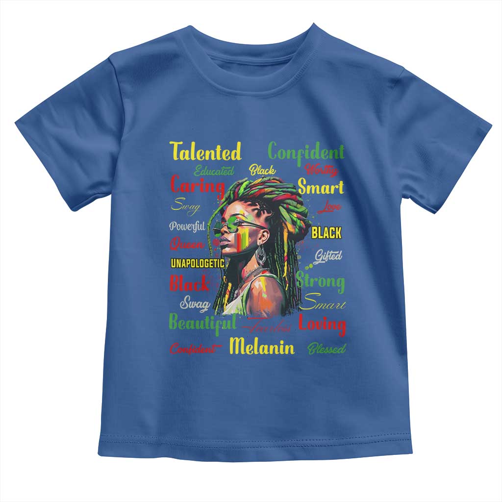 Melanin Locs Girl Baby Shirt Dreadlock Black Pride African American