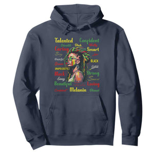 Melanin Locs Girl Hoodie Dreadlock Black Pride African American