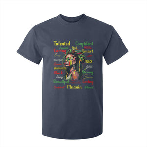 Melanin Locs Girl T Shirt For Kid Dreadlock Black Pride African American