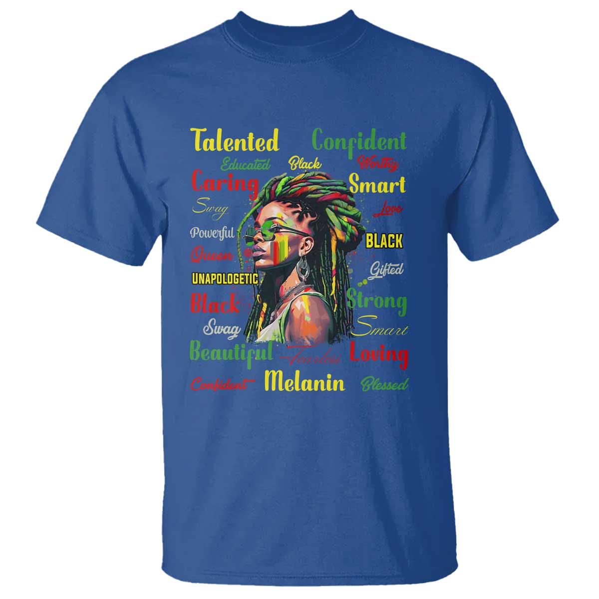 Melanin Locs Girl T Shirt Dreadlock Black Pride African American