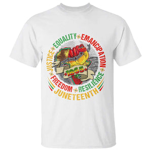 Juneteenth 1865 T Shirt Freedom Justice Equality Emancipation Resilience Independence Day